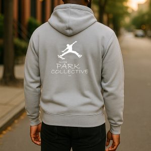 Unisex Hoodies- Park Collective- Skate- Heather Grey Mountain