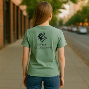 Women's T-Shirt- Park Collective- Scoot- Aloe