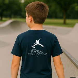 Youth T-Shirts- Park Collective- Skate- Mountain Blue