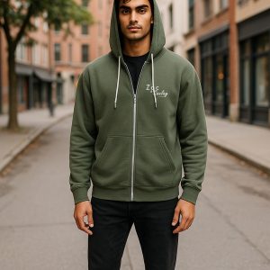 Unisex Zipped Hoodies- Script